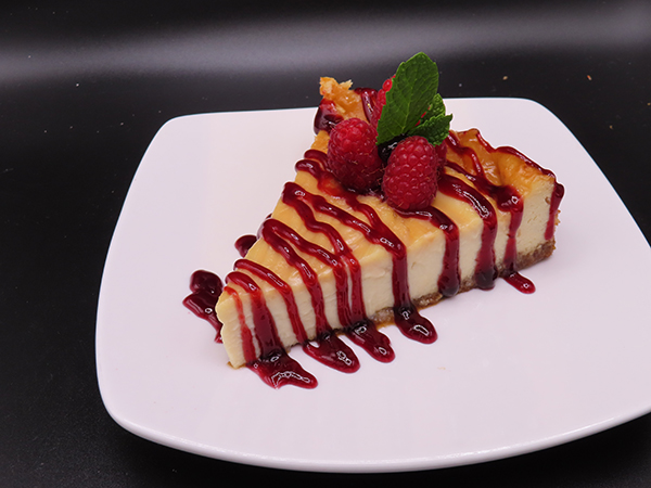 Dessert – 1st Place Swirled Caramel Tofu Cheesecake